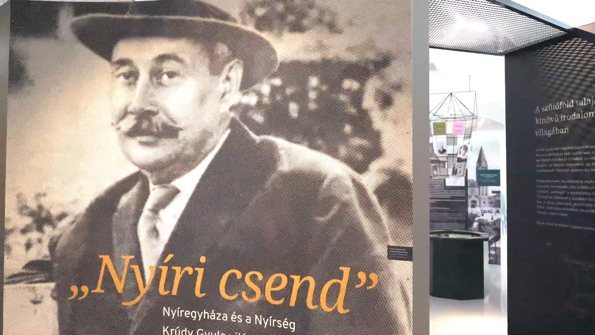 Krúdy Gyula életét bemutató kiállítás